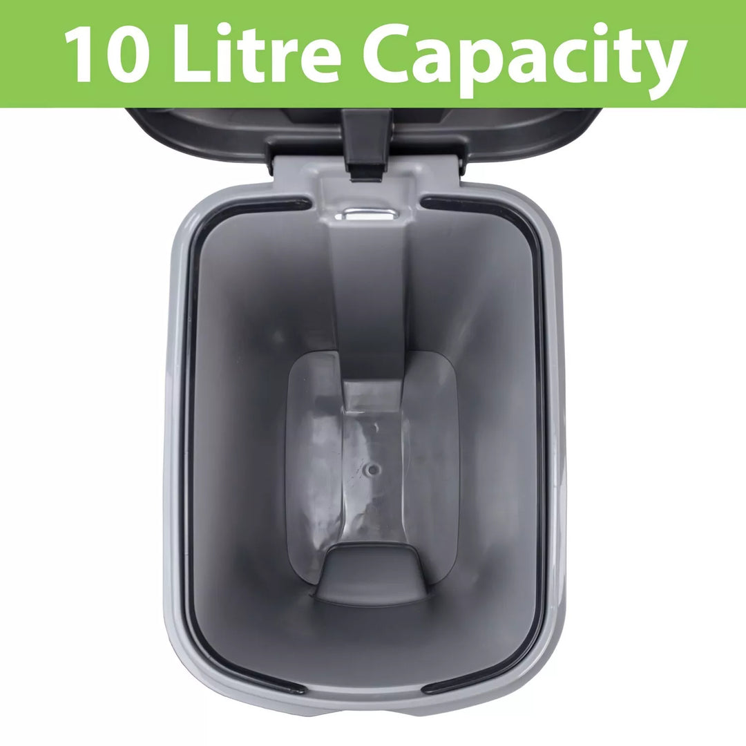 JVL Slim Pedal Bin 10L