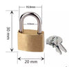 Marksman 25mm Brass Padlock Twin Pack