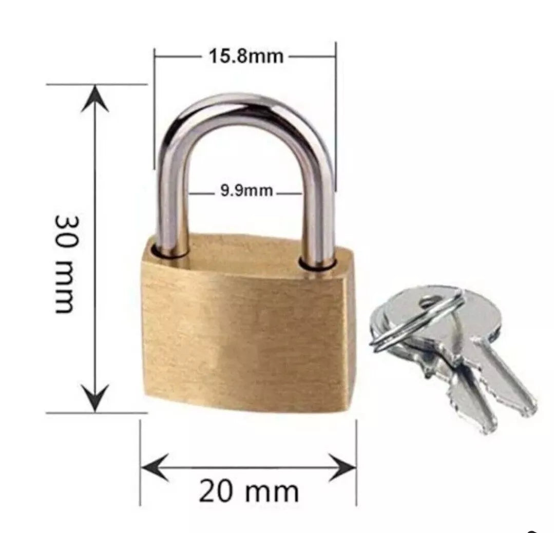 Marksman 25mm Brass Padlock Twin Pack