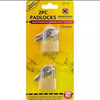 Marksman 25mm Brass Padlock Twin Pack
