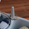 Beldray Liquid Soap Dispenser Grey Plastic Sink Tidy With Storage Caddy Sponge Holder