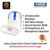 Status Door Chime with Strobe Cable Free for Hearing Impaired/Deaf