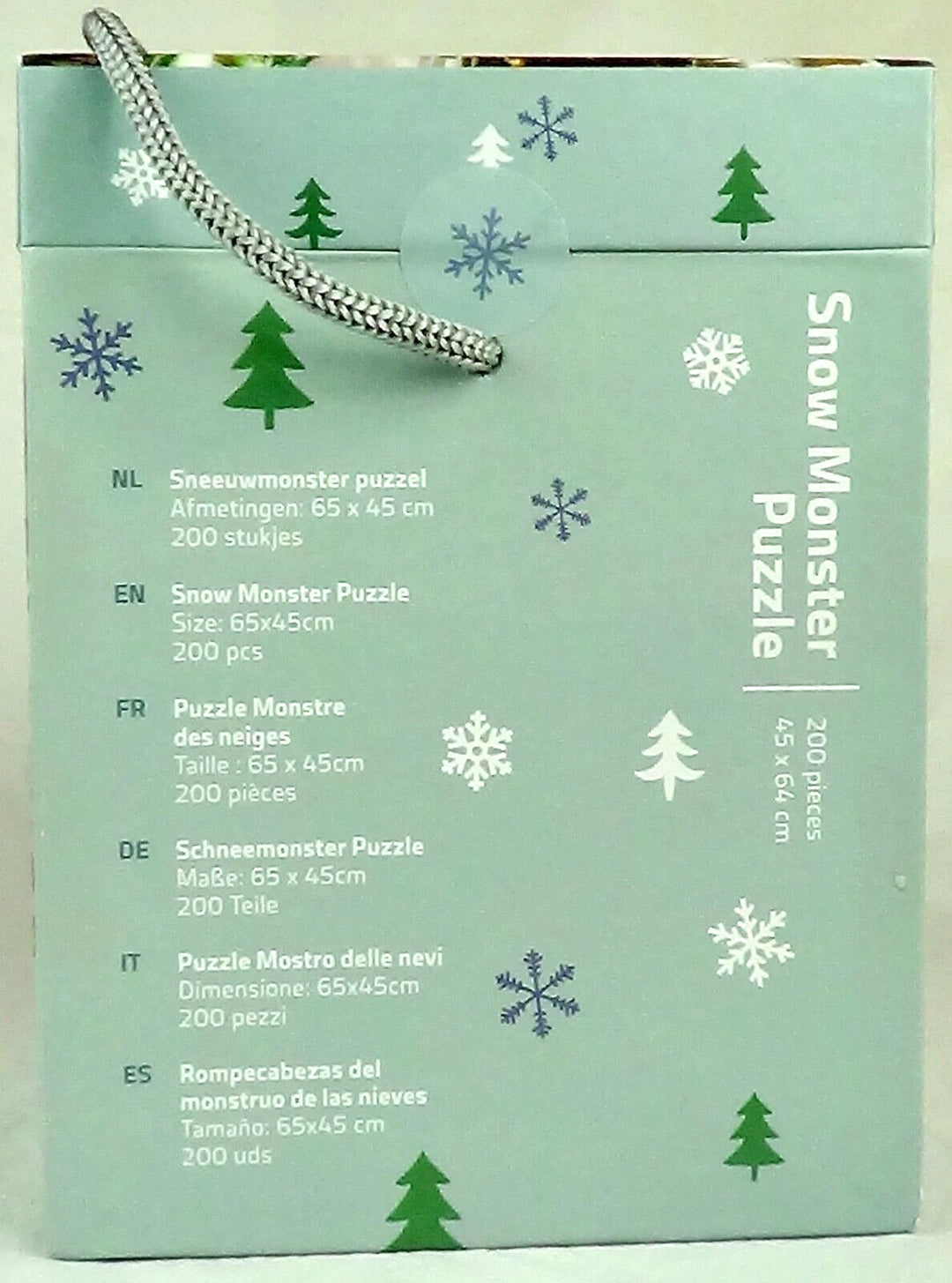 Snow Monster Jigsaw Puzzle 200 pcs 8y+ Gift Present Winter Box