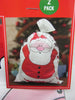 Giant Santa Sack Plastic with Drawstring 50x75cm Pack of 2