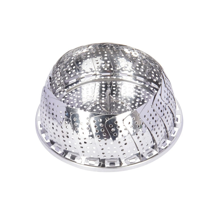 KitchenCraft Stainless Steel Collapsible Steaming Basket, 28cm