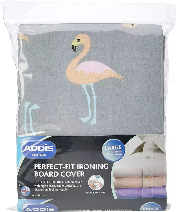 Addis Ironing Board Cover Large Flamingo