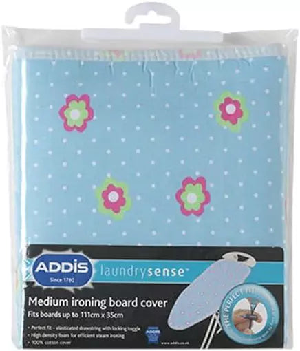 Addis Ironing Board Cover Medium Blue Floral