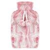 Super Soft 2L Two Tone Hot Water Bottle Pink