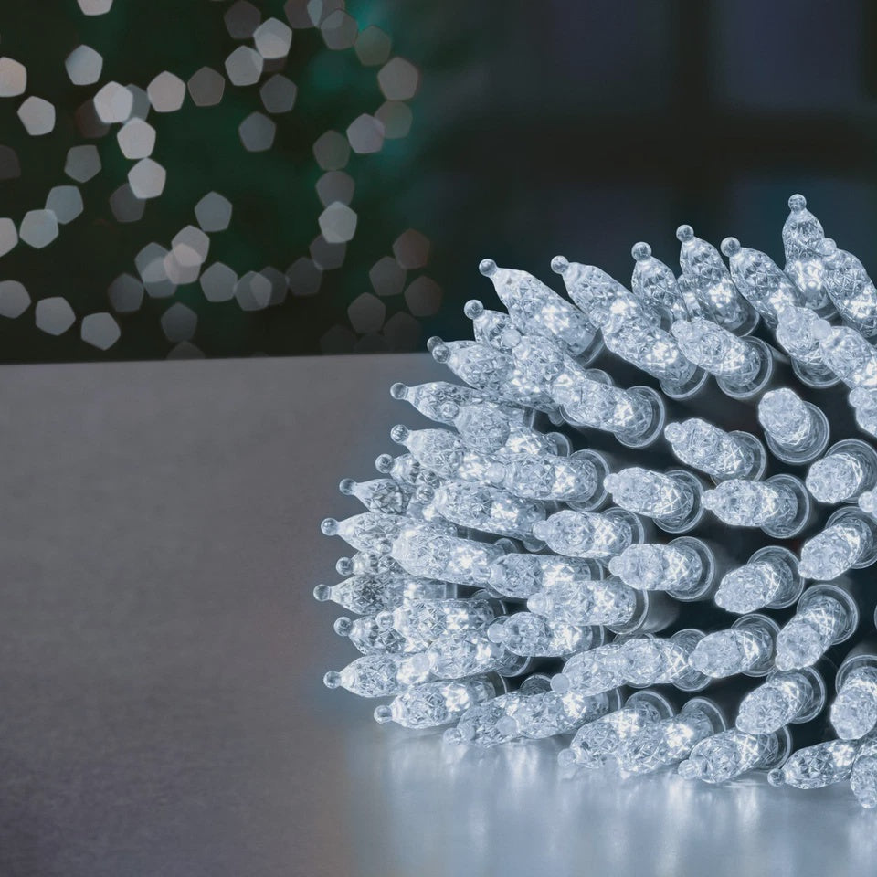 Premier 300 Led Diamond Cut Fairy Lights White