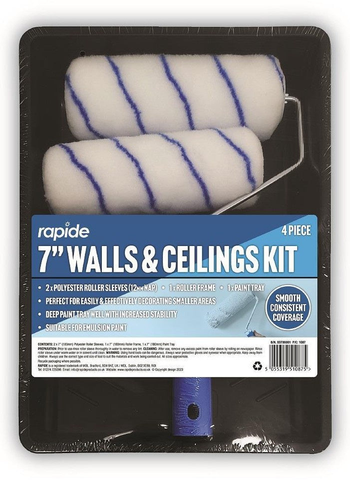 Rapide Wall &amp; Ceiling Paint Kit 7 Inch