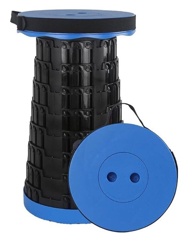 Portable Folding Stool - Blue
