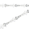 Premier 2.7m x 20cm 6 Section Christmas Foil Garland Silver/White (B)