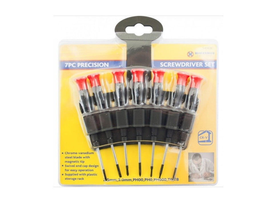 Marksman Precision Screwdriver Set - 7 Pieces