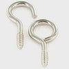 Securit Curtain Wire Hooks & Eyes Nickel Plated (6+6)