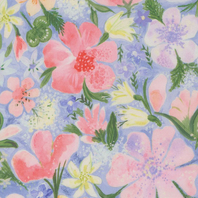 Moda Sweet Cecily By Janet Clare Hyacinth 24640-14 Fat Quarters 50x55cm