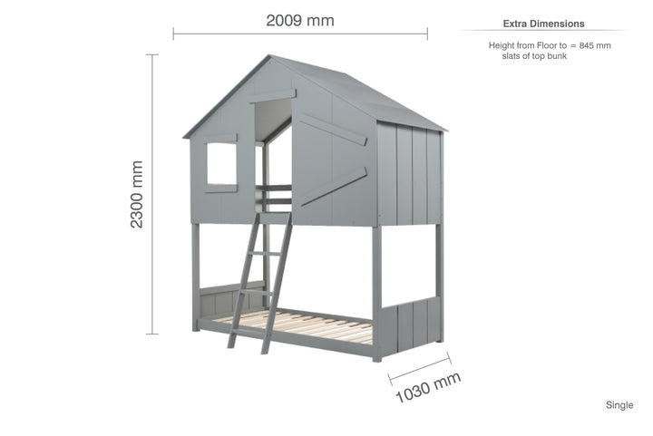Birlea Safari Bunk Bed (Self Assembly) (DHD)