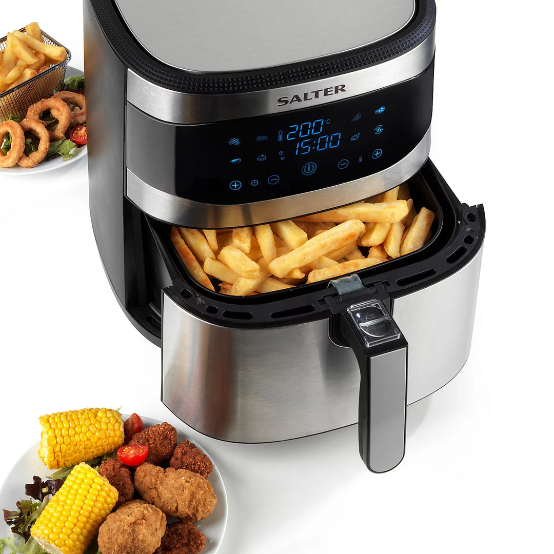 Salter 8L Air Fryer - Hot Air Circulation, Oil Free, Removable Non-Stick Basket