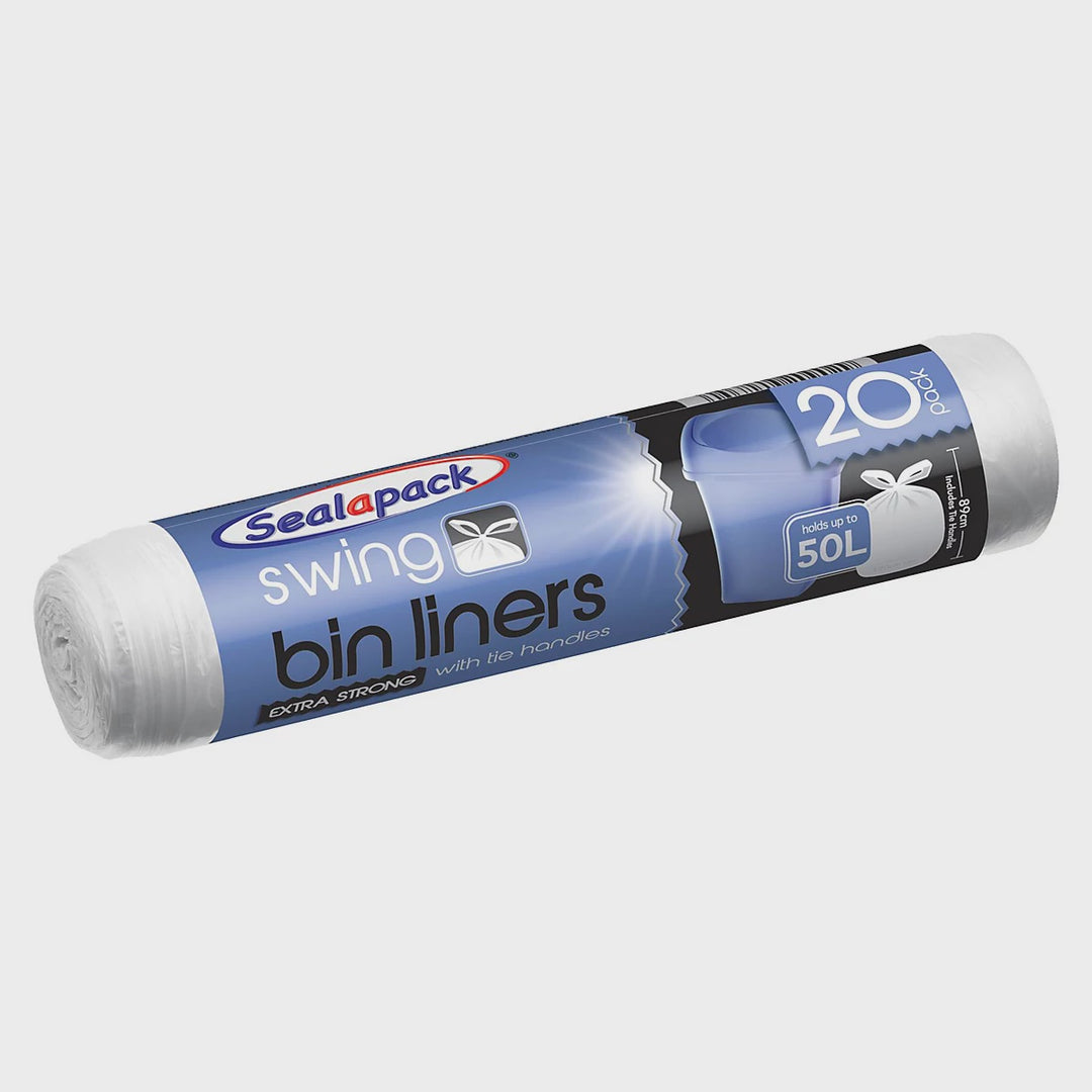 50L Pack Of 20 Swing Bin Liner***