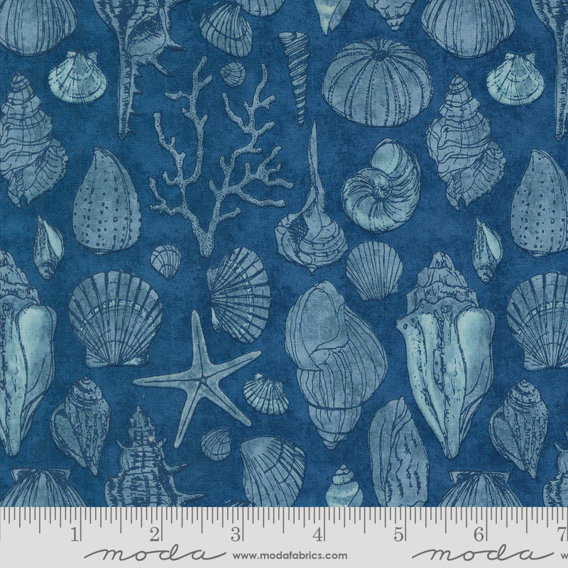 Moda Serena Shores By Robin Pickens Coastal 48774-14 Sold By The Metre