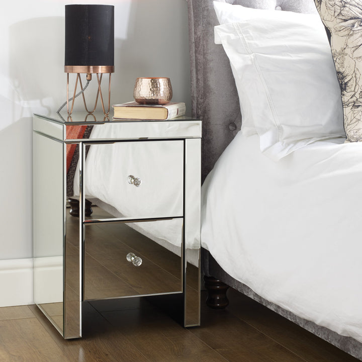 Birlea Seville 2 Drawer Bedside (DHD)
