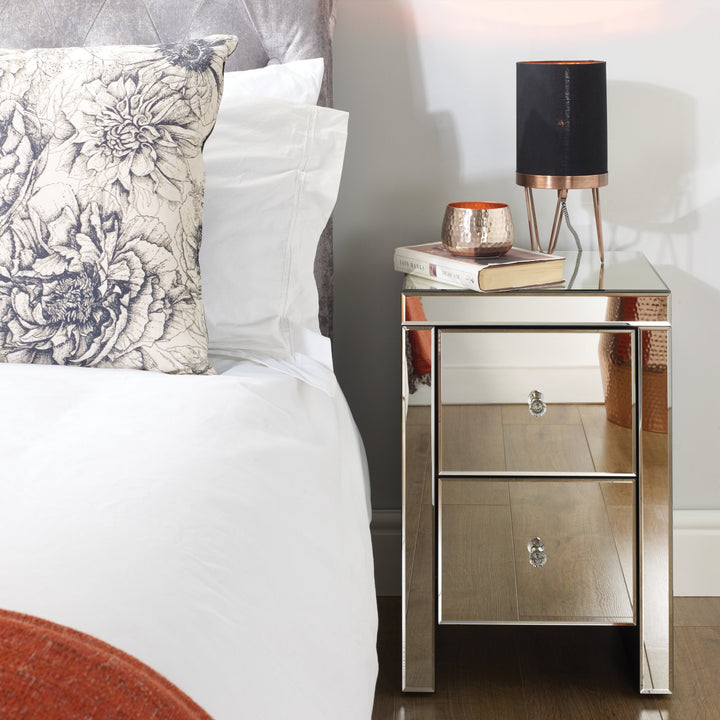 Birlea Seville 2 Drawer Bedside (DHD)