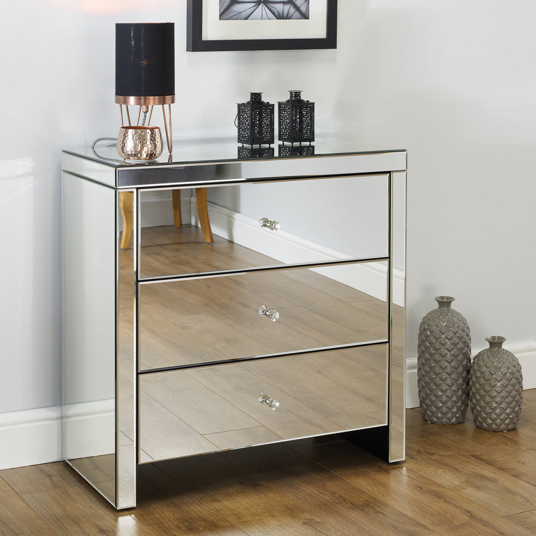 Birlea Seville 3 Drawer Chest (DHD)