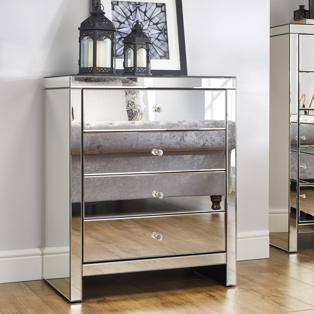 Birlea Seville 4 Drawer Chest (DHD)