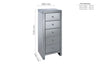 Birlea Seville 5 Drawer Narrow Chest (DHD)