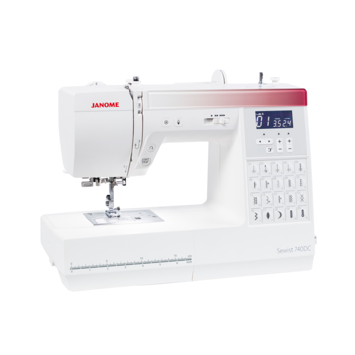 Janome 740DC sewing machine, additional view