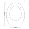 Showerdrape Toledo Toilet Seat