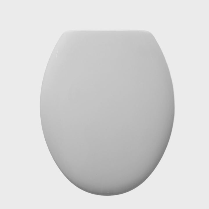 Simple Soft Close White Toilet Seat 84310