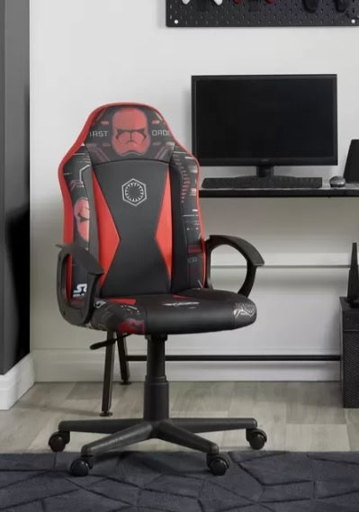 Star Wars Storm Trooper Kids Gaming Chair Black & Red