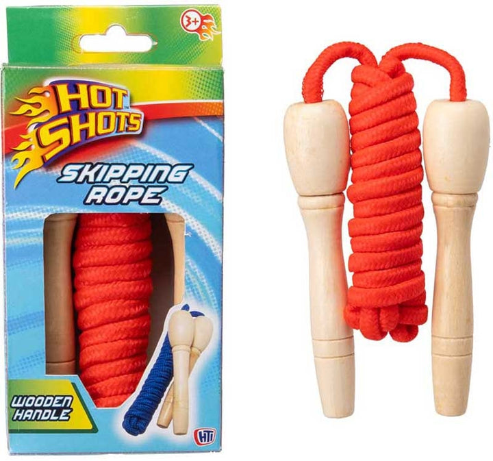 Hot Shots Wooden Skipping Rope