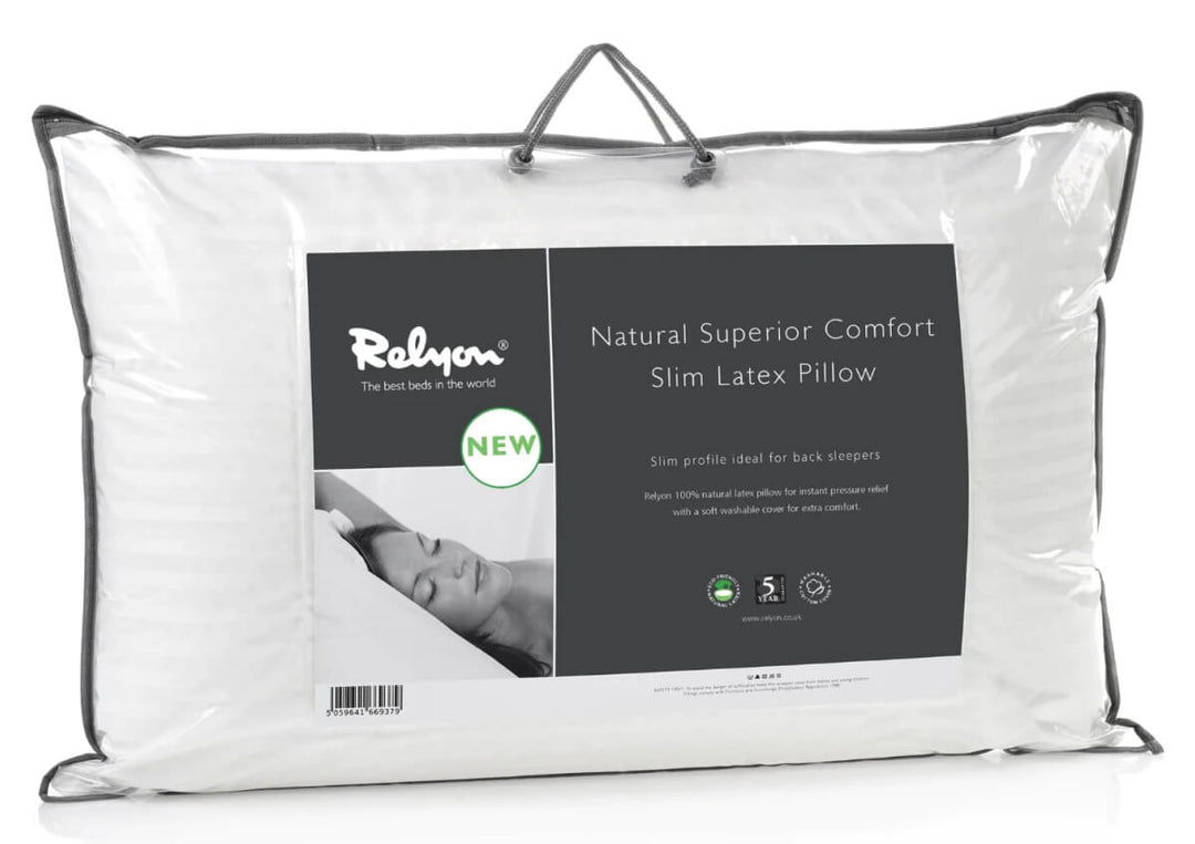 Relyon Natural Superior Comfort Slim Latex Pillow