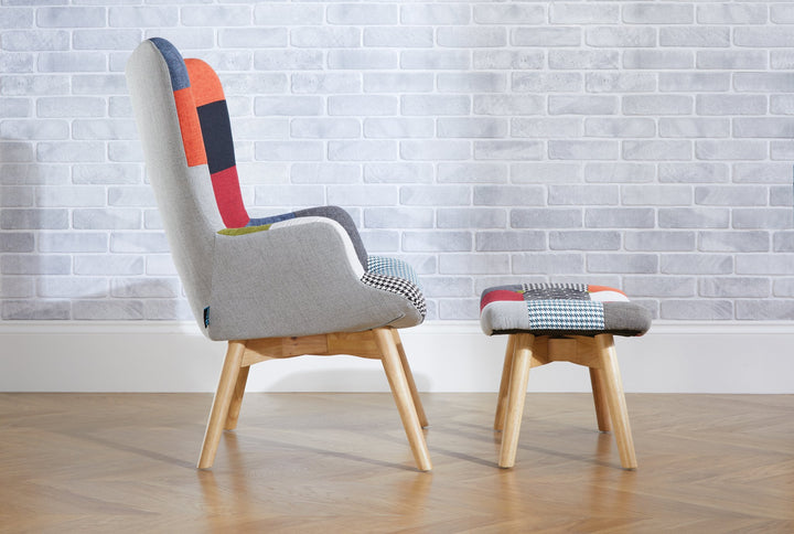 Birlea Sloane Footstool (Self Assembly) (DHD)