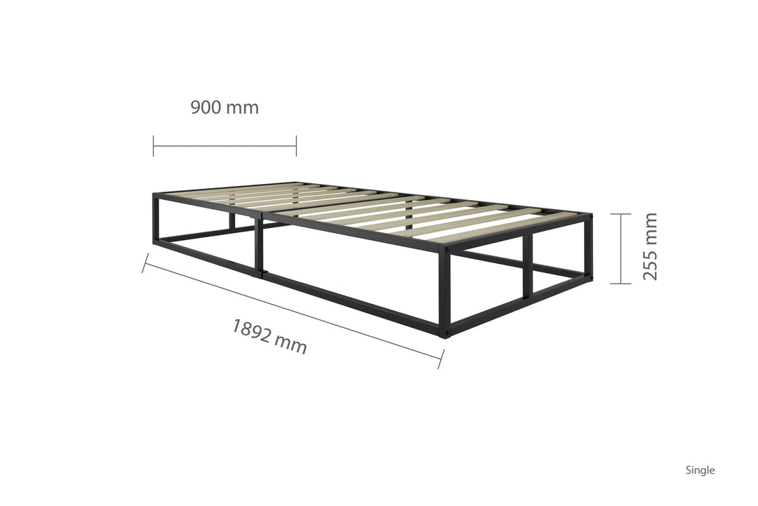 Birlea Soho Metal Platform Bed (Self Assembly) (DHD)