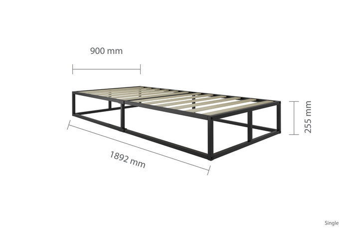 Birlea Soho Metal Platform Bed (Self Assembly) (DHD)