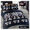 Spot 100% Cotton King Size Duvet Cover Set - Slate