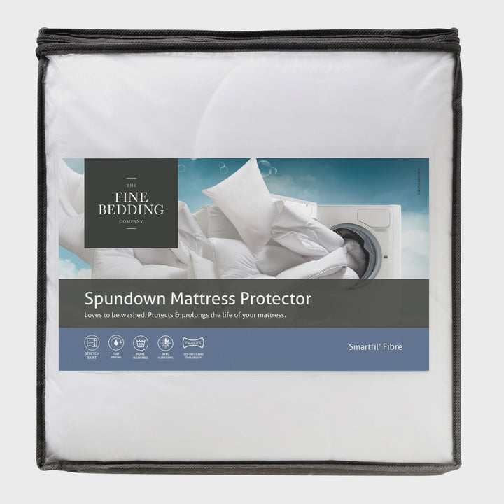 The Fine Bedding Company Spundown Mattress Protector  Small Double