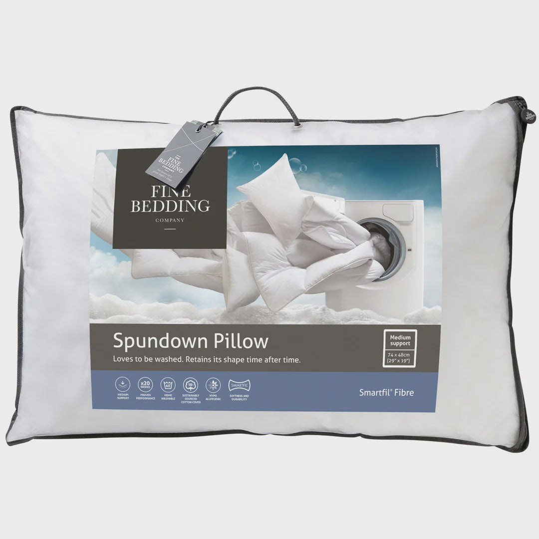 The Fine Bedding Company Spundown Cotton Pillow Medium