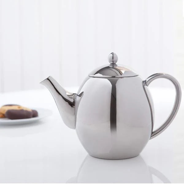 Sabichi 1200ml double wall stainless steel teapot