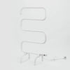 Status Home Bathroom Portable White Heated Towel Rail Clothes Airer - 100W
