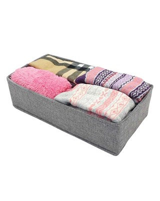 4 Section Drawer Divider / Organiser 36x18x10cm - Grey