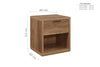 Birlea Stockwell 1 Drawer Bedside (Self Assembly) (DHD)