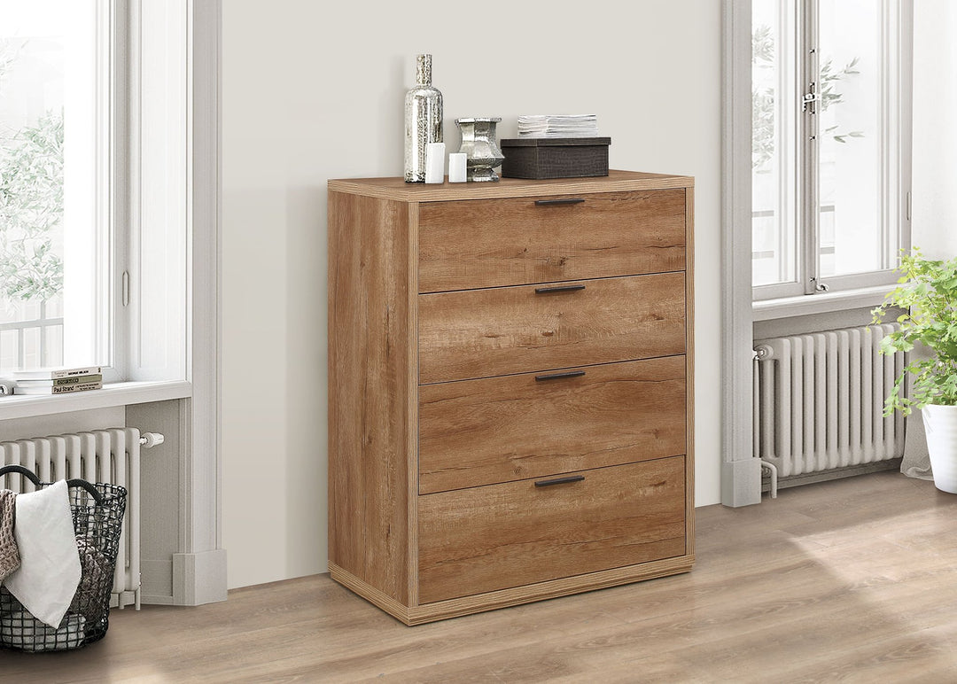 Birlea Stockwell 4 Drawer Chest (Self Assembly) (DHD)