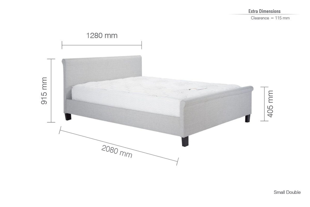 Birlea Stratus Bed (Self Assembly) (DHD)