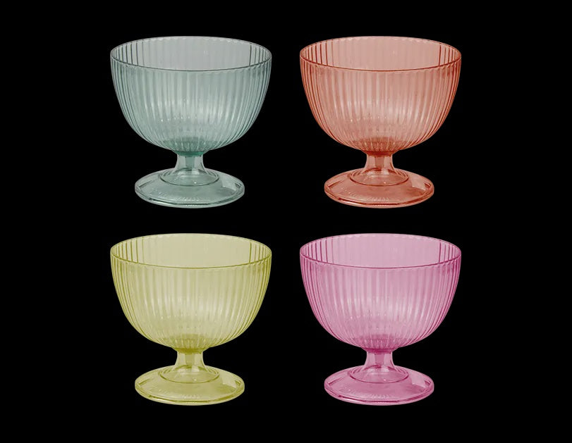 Summer Plastic Ice Cream Cup (Assorted Colours)