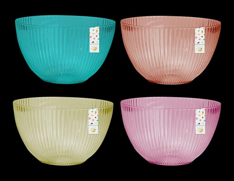 Summer Plastic Bowl 14cm (Assorted Colours)