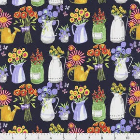 Moda Superbloom By Robin Pickens Indigo 48782-16 Sold By The Metre
