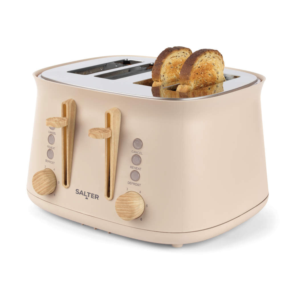 Salter Malmo 4 Slice Toaster Stone